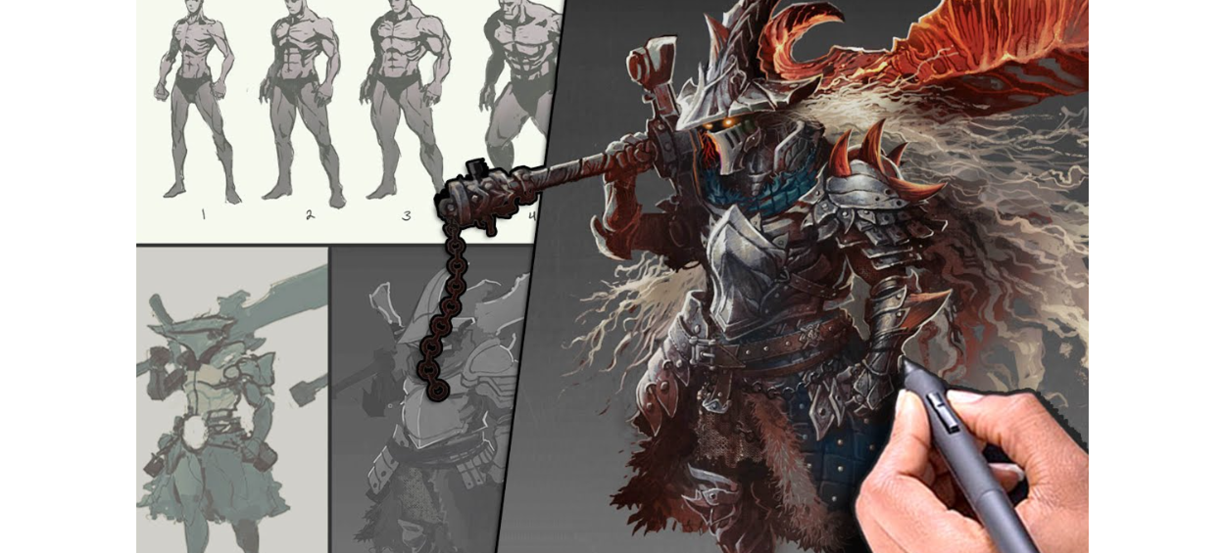 GameDev 3D Modelling Steps: Concept Art Creation