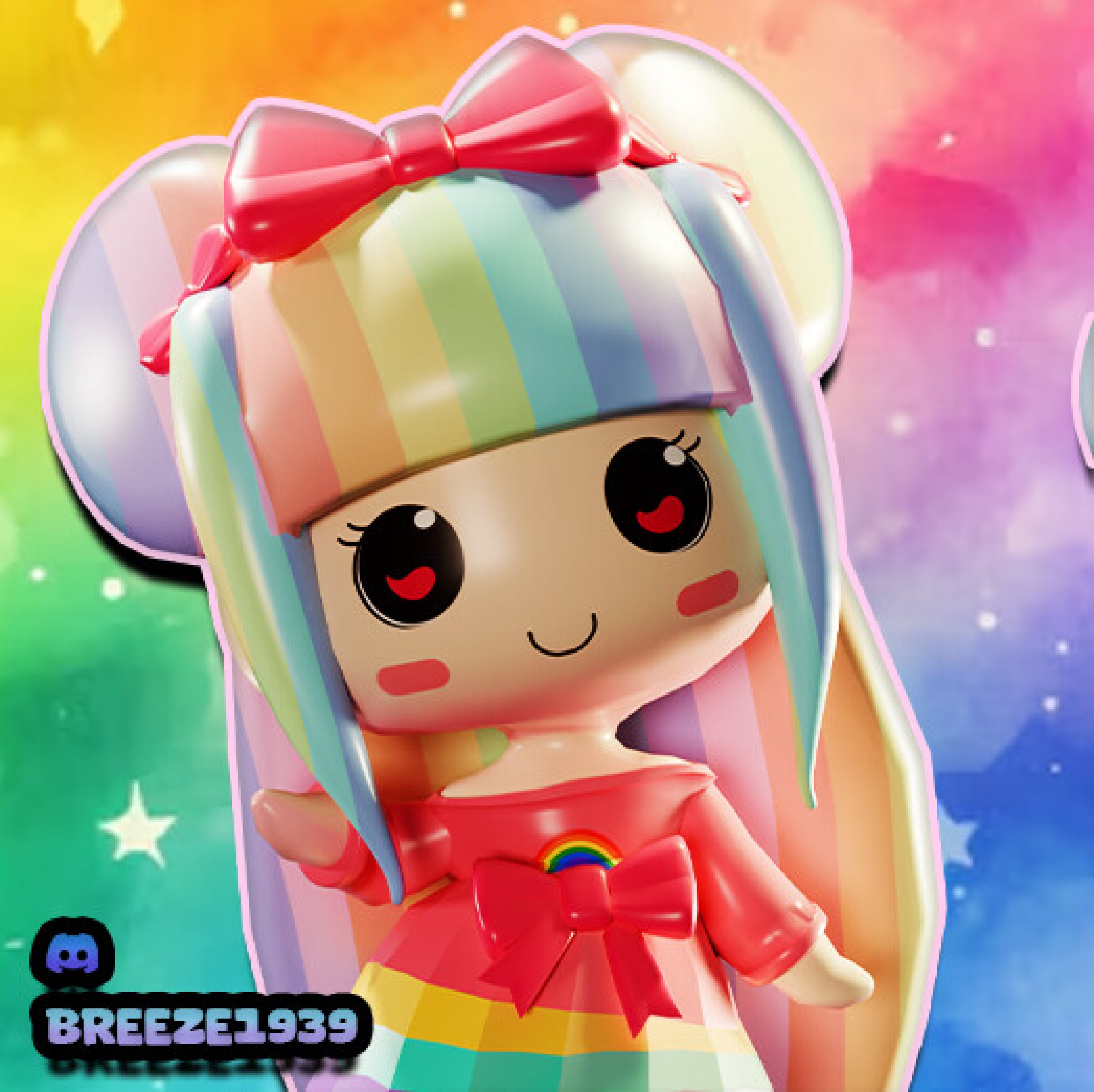 Rainbow Cartoon Doll [ROBLOX]