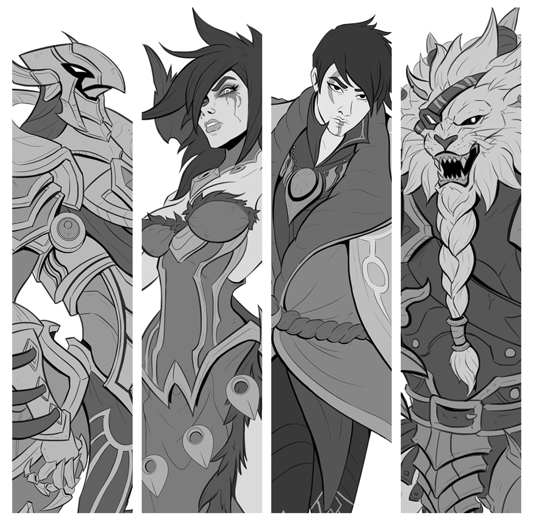 League of Legends characters- fan art