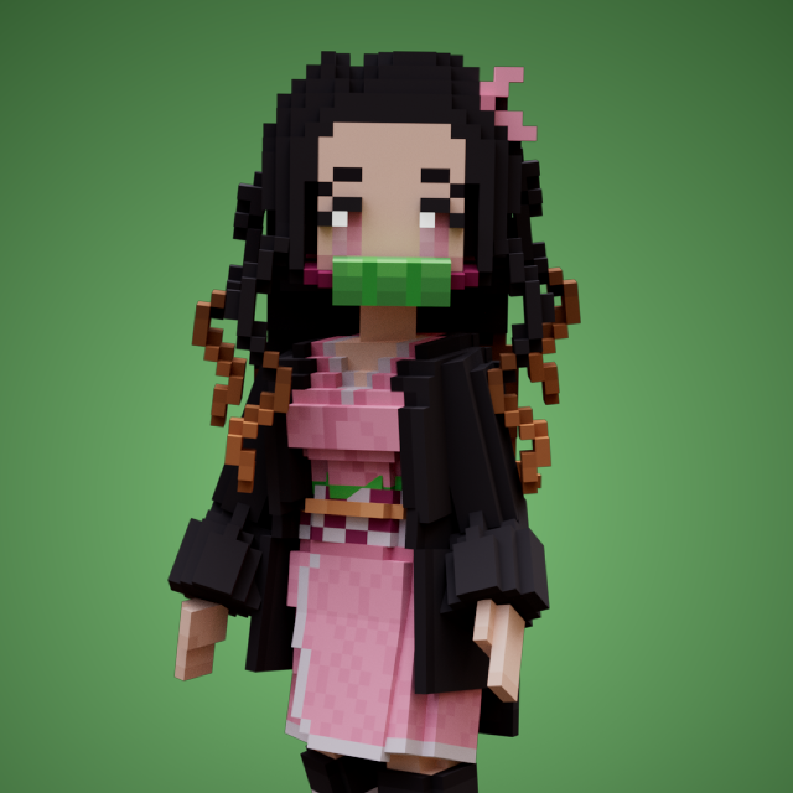 Anime Nezuko Character Model